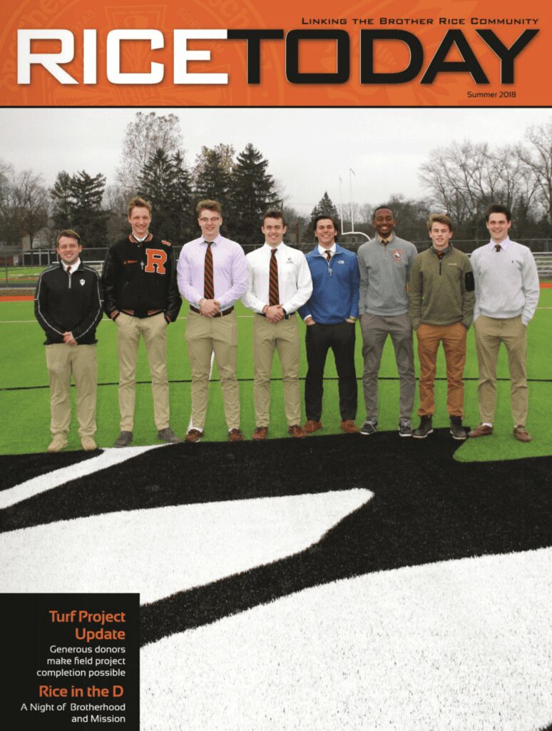 Brother Rice High School private Catholic Bloomfield Hills Mi Rice Today magazine 2019