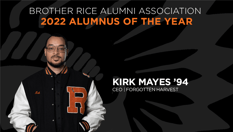 Kirk Mayes Alumnus of the Year Brother Rice Catholic High School Bloomfield Hills MI