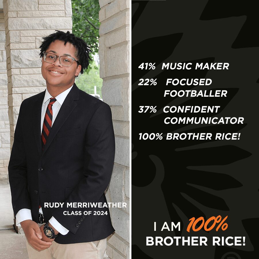 Brother Rice Student Spotlight Rudy Merriweather