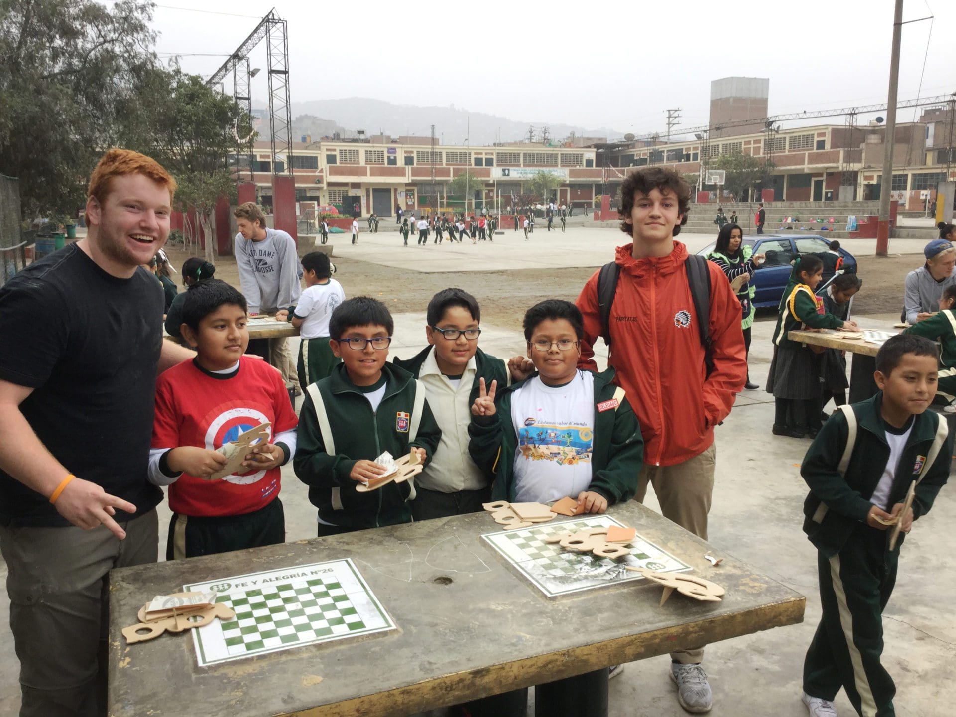 Brother Rice Peru Mission Trip 2018 Building a Home private catholic high school