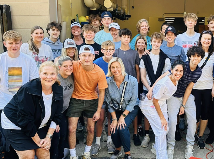 mother son service day sept